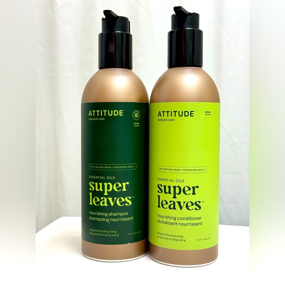 Attitude Super Leaves Nourishing Shampoo & Conditioner Bergamot & Ylang Ylang